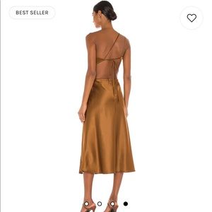 LPA copper gold dress.